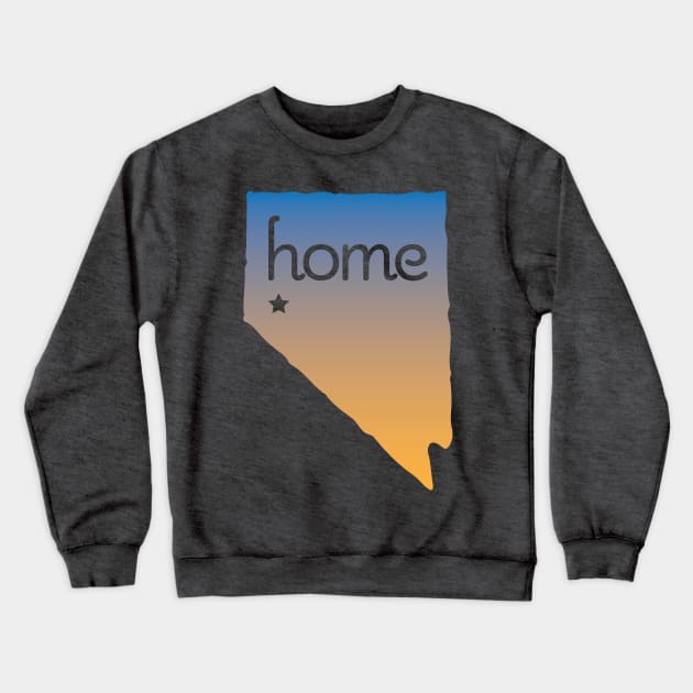 Navade is Home - US State Series Crewneck Sweatshirt by greenoriginals